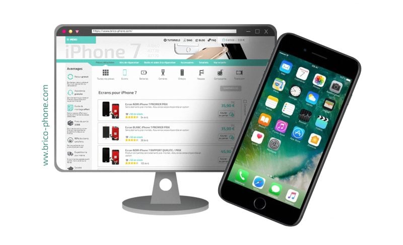 Comment Voir Sa Consommation Internet Sur Iphone Acheter un nouvel écran d'iPhone 7 sur internet pour le réparer ? - Le