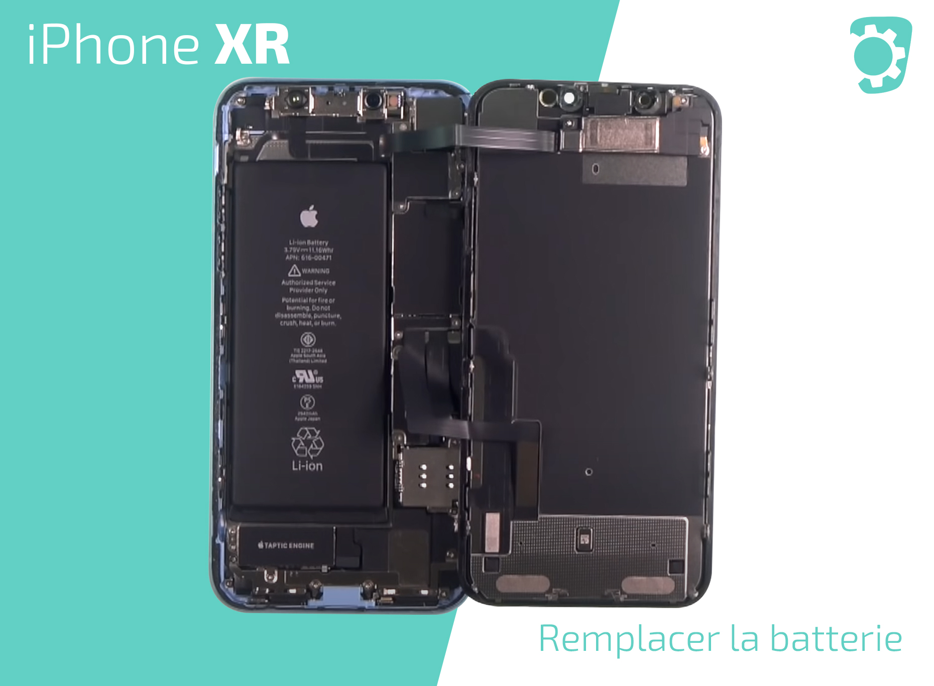 Réparation de batterie pour iPhone XR