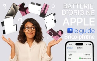 vraies batteries originales Apple