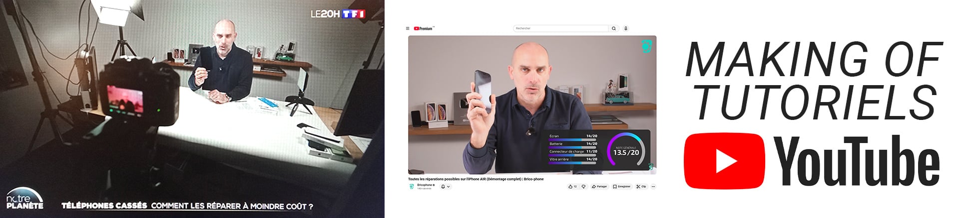 Brico-phone tournage tutoriel