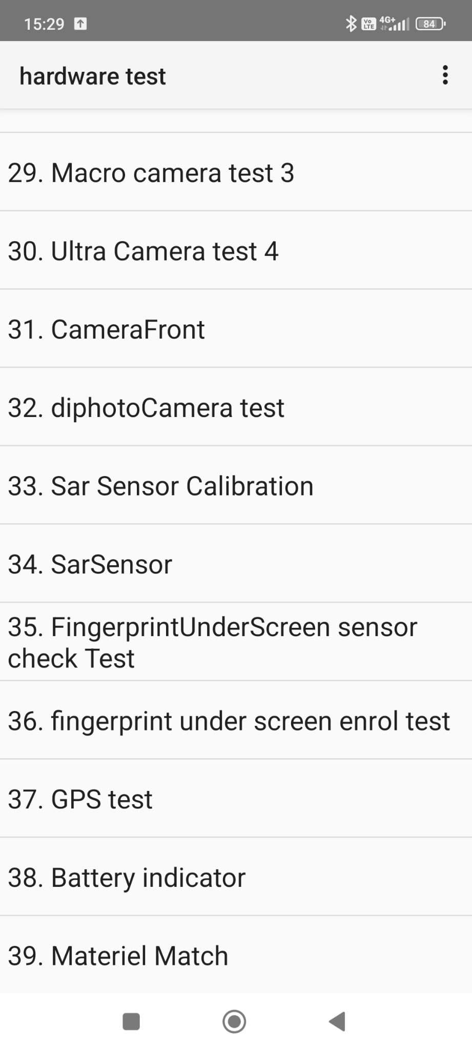 Etat batterie xiaomi