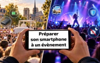 Préparer son smartphone à un évènement