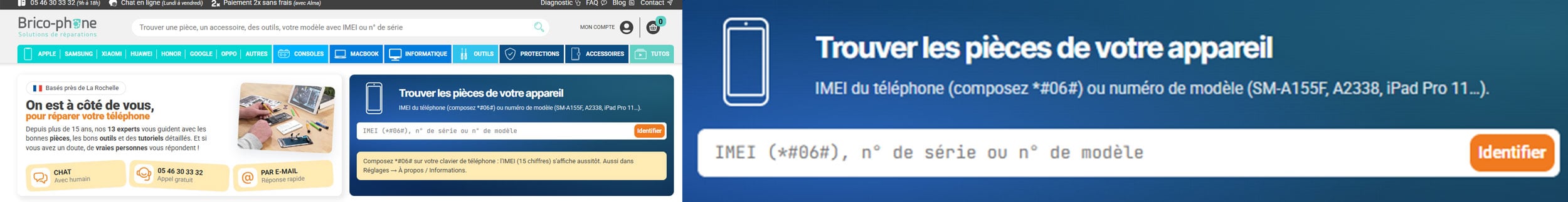 imei avec votre navigateur ordinateur