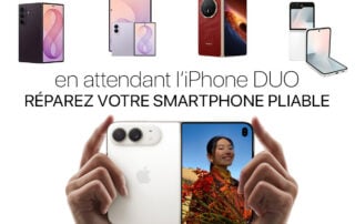 iphone duo : réparation des smartphones pliable